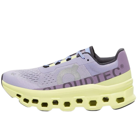 On Cloud Women's Cloudmonster  Running Shoes, Nimbus / Hay - Ndoros