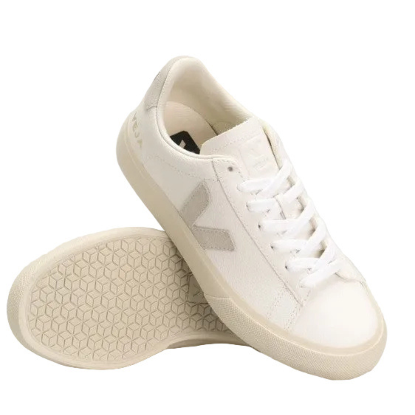 Veja Women's Campo Sneakers, Extra White - Natural Suede