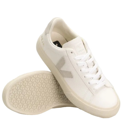 Veja Women's Campo Sneakers, Extra White - Natural Suede
