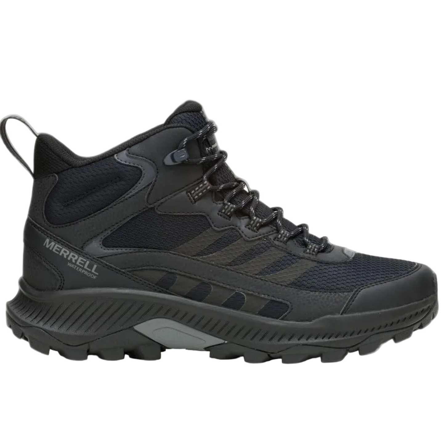 Merrell Men's Speed Strike 2 Mid WP Hiking Boot, Black - Ndoros