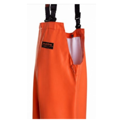 Grundens Men’s Herkules 16 Bib Pant, Orange