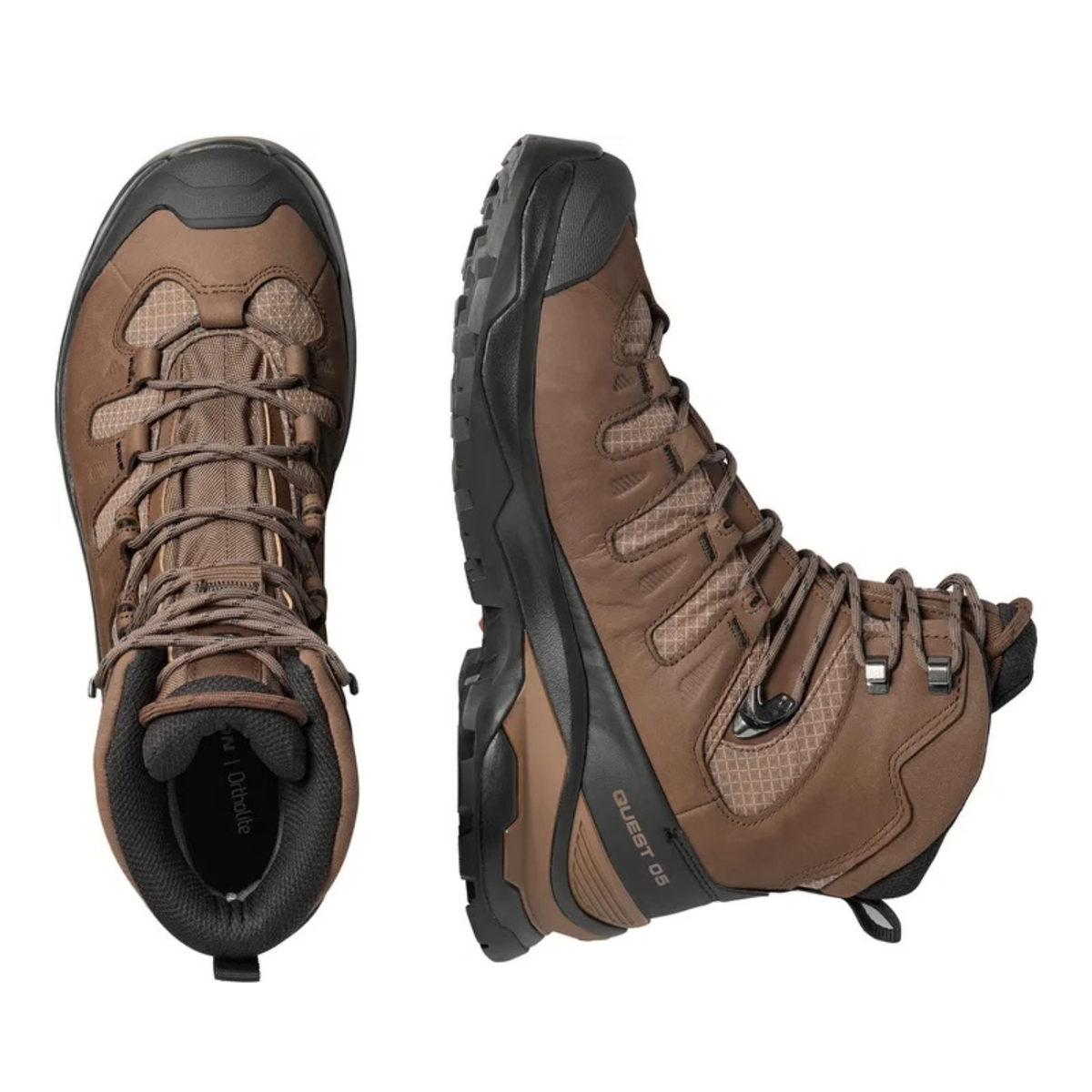 Salomon Men's Quest 5 GTX Hiking Shoe, Dark Earth