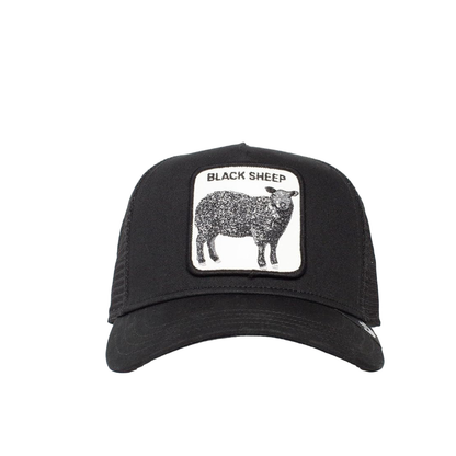 Goorin Bros. The Farm Unisex Original Adjustable Snapback Trucker Hat, Multicolors, One Size, The Black Sheep - Ndoros