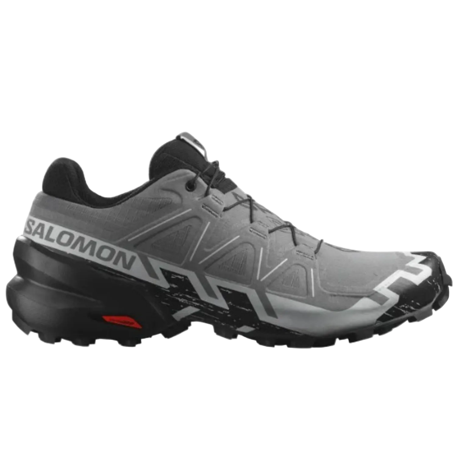 Salomon Men's Speedcross 6 Sneaker, Quiet Shade/Black/Pearl Blue - Ndoros