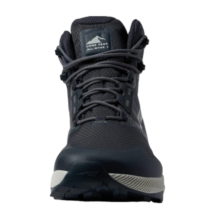 Altra Lone Peak ALL-WTHR MID2 Trail Running shoes For Men, Black - Ndoros