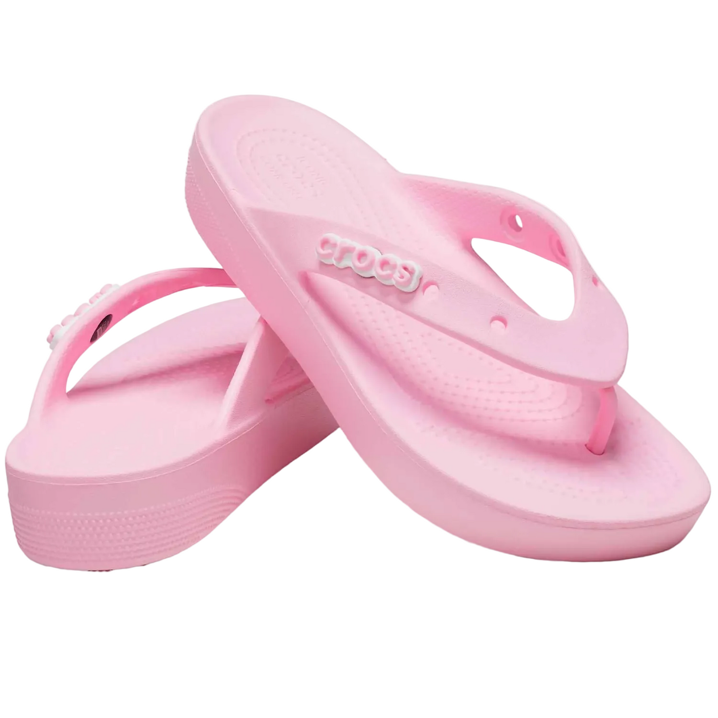 Crocs Women's Classic Flip Flops Platform Sandals