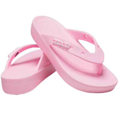 Crocs Women's Classic Flip Flops Platform Sandals