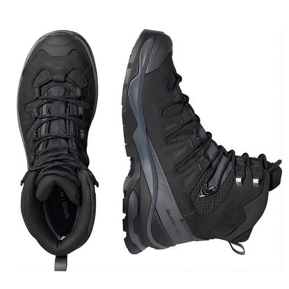 Salomon Men's Quest 5 GTX Hiking Shoe, Asphalt/Black