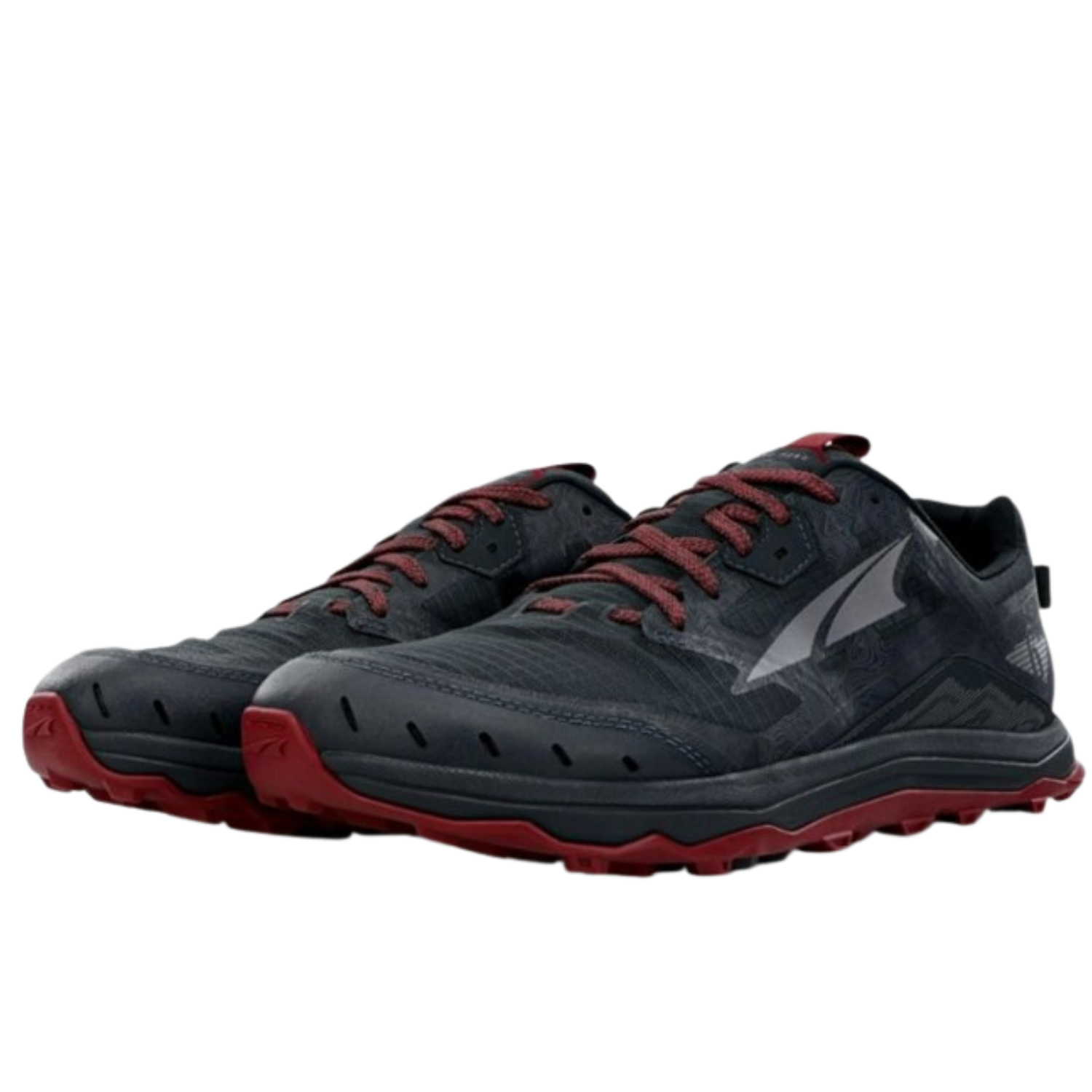 Altra Lone Peak 6 Trail Running Shoes  Men,Black/Gray - Ndoros