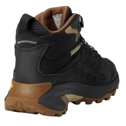 Merrell Men's Moab Speed 2 Leather Mid WP Hiking Boot, Black - Ndoros