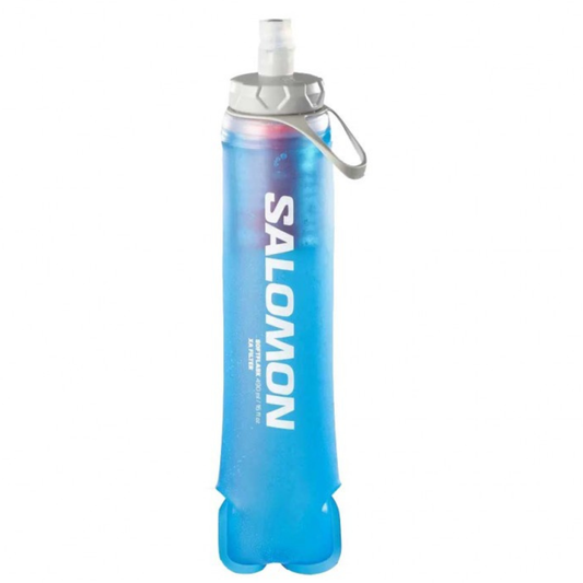 Salomon Soft Flask XA 490 ml / 16 Ounce Hydration Accessory - Clear Blue