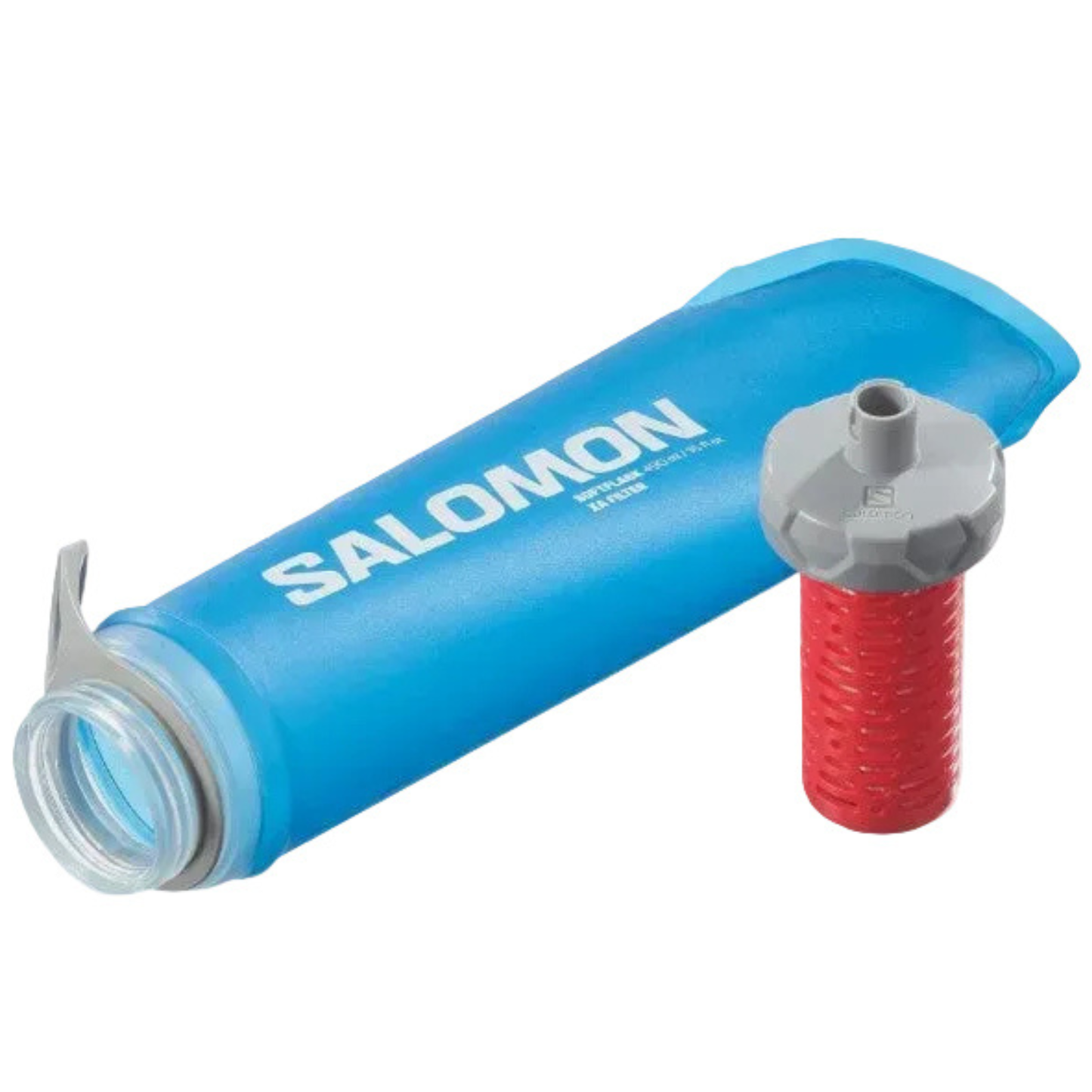 Salomon Soft Flask XA 490 ml / 16 Ounce Hydration Accessory - Clear Blue