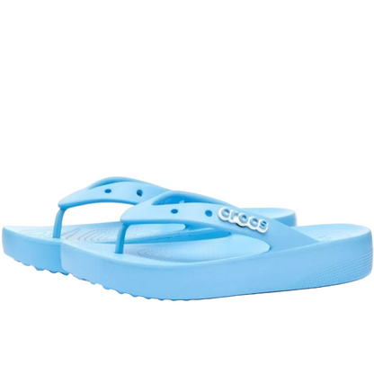 Crocs Women's Classic Platform Flip Flops – Lightweight Cushioned, Oxygen