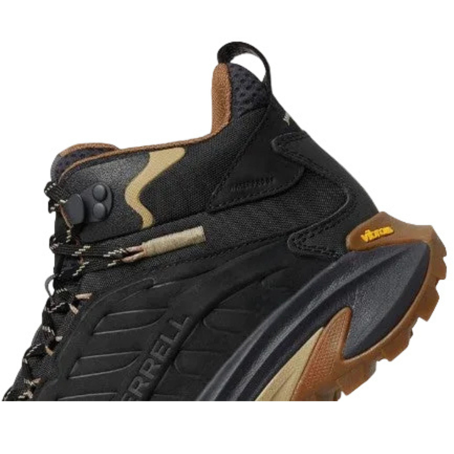 Merrell Men's Moab Speed 2 Leather Mid WP Hiking Boot, Black - Ndoros