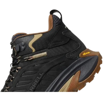 Merrell Men's Moab Speed 2 Leather Mid WP Hiking Boot, Black - Ndoros
