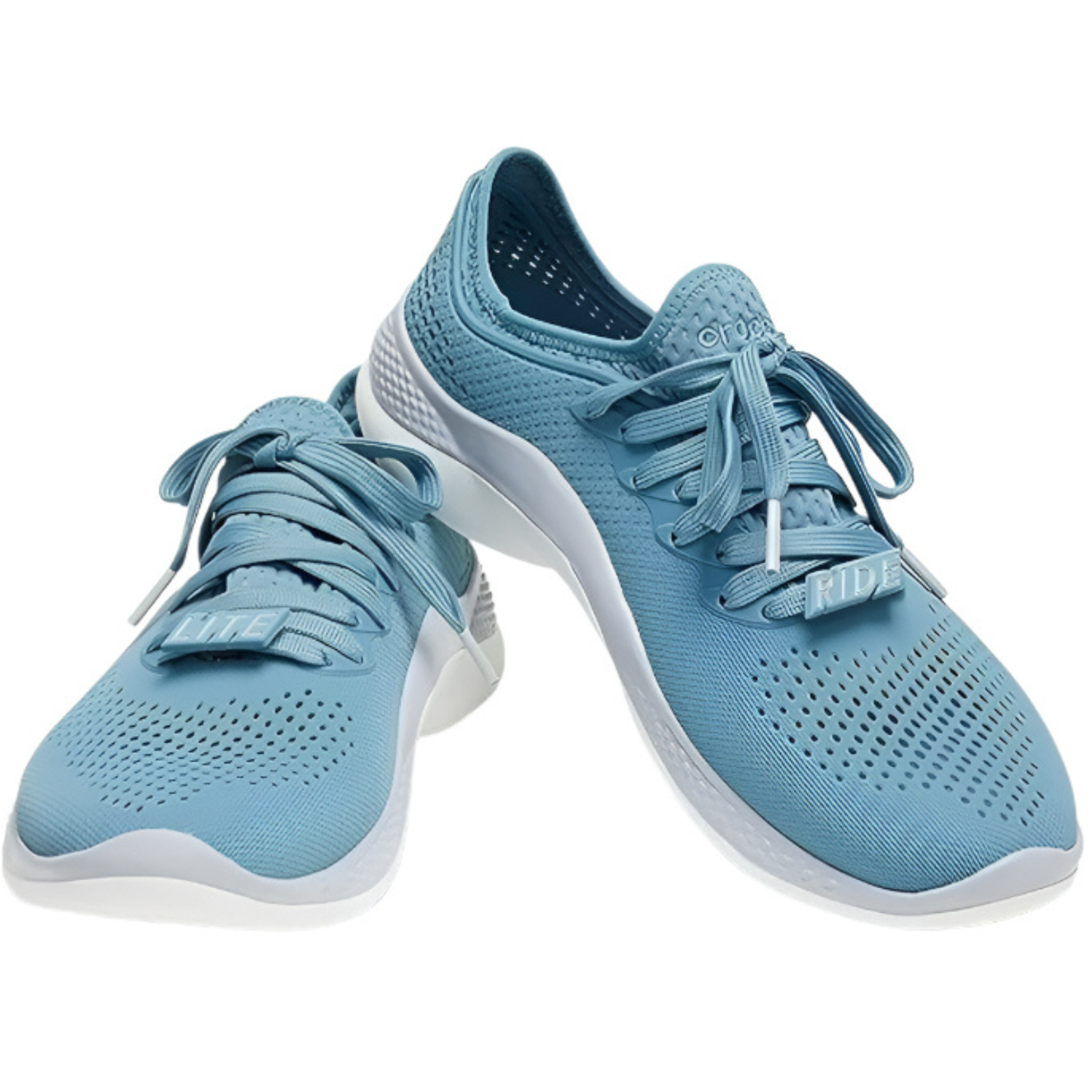 Crocs Men's LiteRide 360 Pacer Sneakers – Breathable Lightweight Comfort Shoes – Blue Steel/Microchip