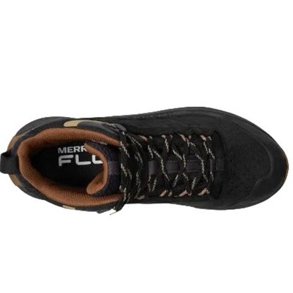 Merrell Men's Moab Speed 2 Leather Mid WP Hiking Boot, Black - Ndoros