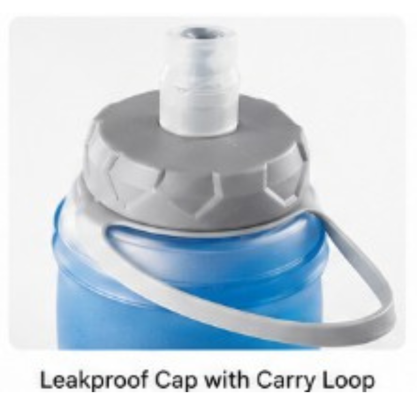 Salomon Soft Flask XA 490 ml / 16 Ounce Hydration Accessory - Clear Blue