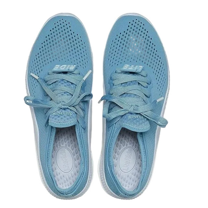 Crocs Men's LiteRide 360 Pacer Sneakers – Breathable Lightweight Comfort Shoes – Blue Steel/Microchip