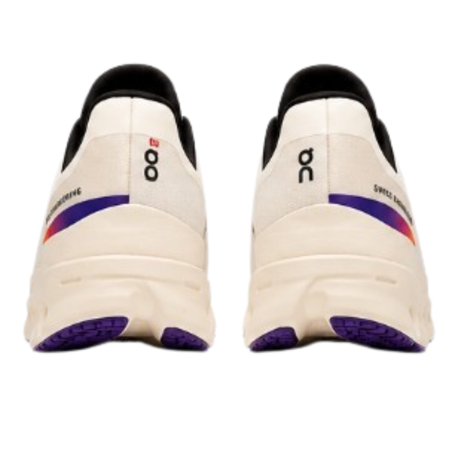 On Cloud Women's Cloudsurfer next  Running Shoes, White / Flame - Ndoros