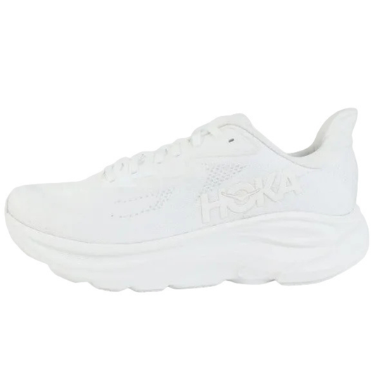 Hoka Clifton 10 Men Cushioned Runing Shoes, White/White - Ndoros