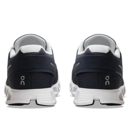 On Cloud Men's Cloud 5 Running Shoes, Midnight / White - Ndoros