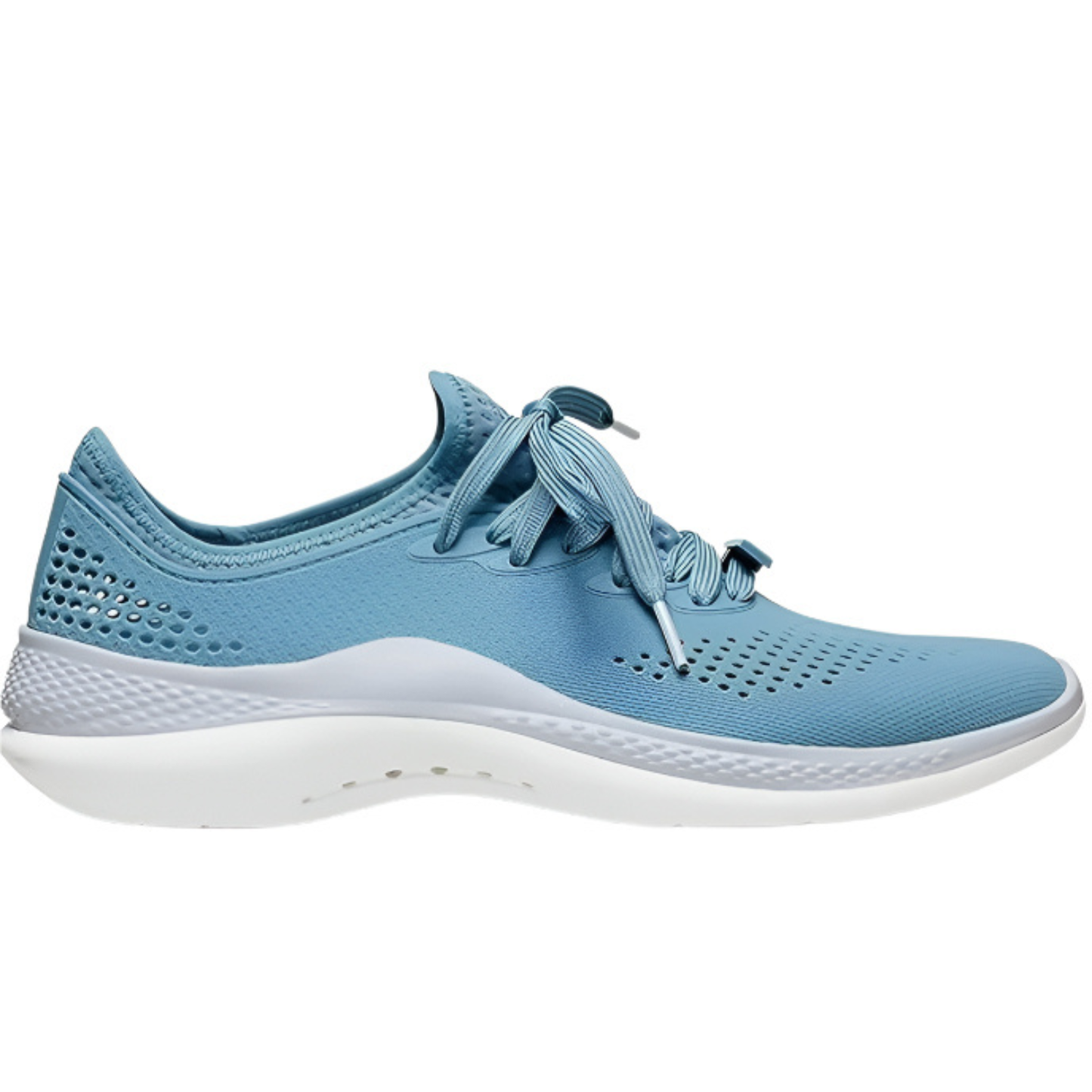 Crocs Men's LiteRide 360 Pacer Sneakers – Breathable Lightweight Comfort Shoes – Blue Steel/Microchip