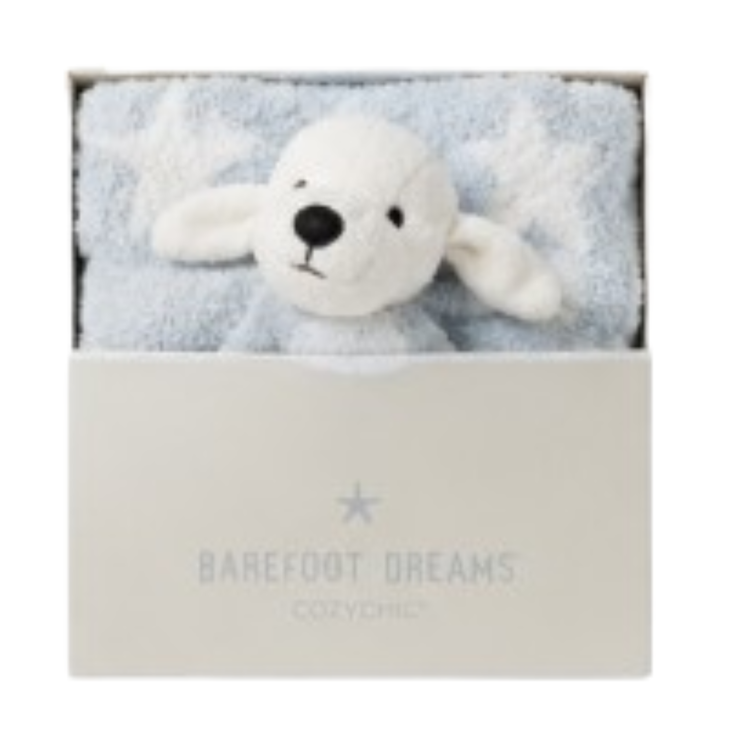 Barefoot Dreams CozyChic Dream Mini Blanket with Buddie (Aqua)