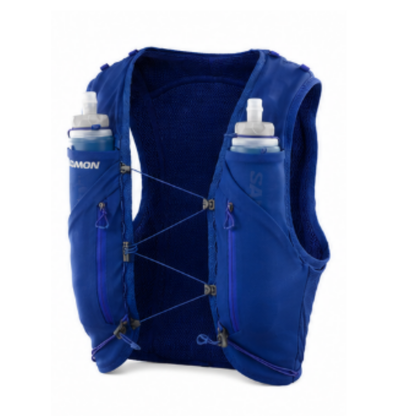 Salomon Unisex Advance Skin 12 | 12 Liter Hydration Trail Running Vest Blue - Ndoros