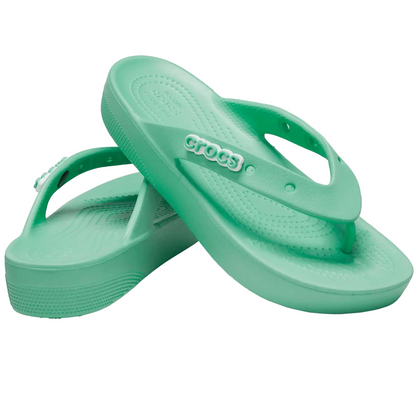 Crocs Women's Classic Flip Flops Platform Sandals