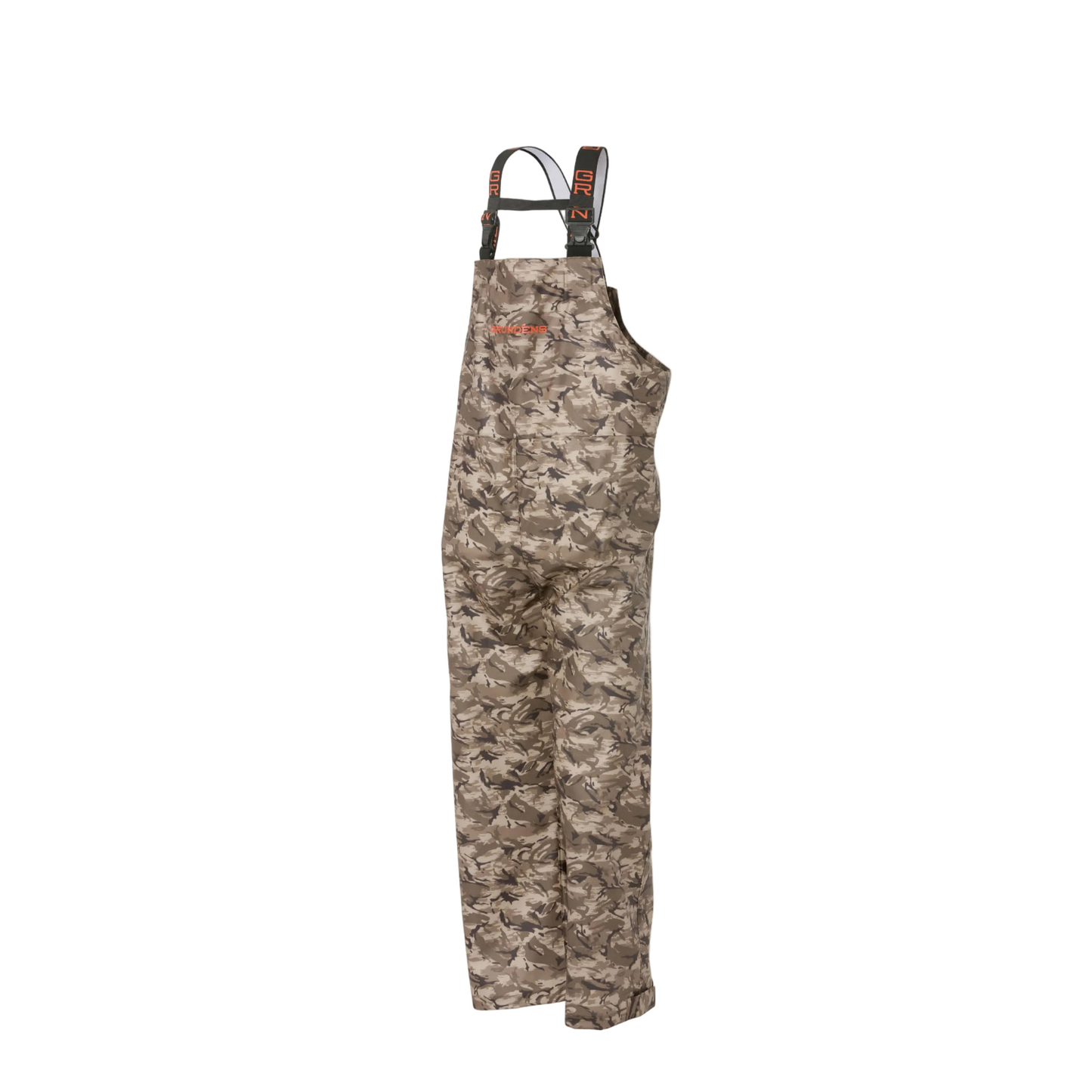 Grundens Men’s Neptune Bib Pants, Refraction Camo Stone