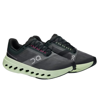 On Cloud Women's Cloudsurfer Running Shoes, Black / Lima - Ndoros