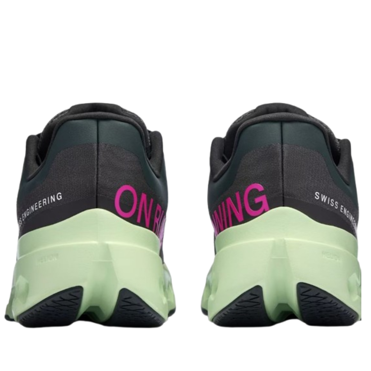 On Cloud Women's Cloudsurfer Running Shoes, Black / Lima - Ndoros