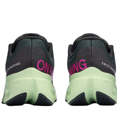 On Cloud Women's Cloudsurfer Running Shoes, Black / Lima - Ndoros
