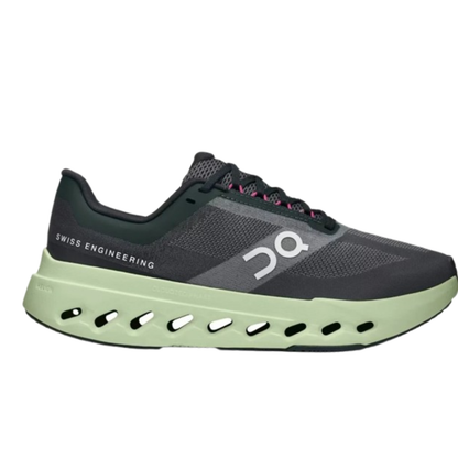 On Cloud Women's Cloudsurfer Running Shoes, Black / Lima - Ndoros
