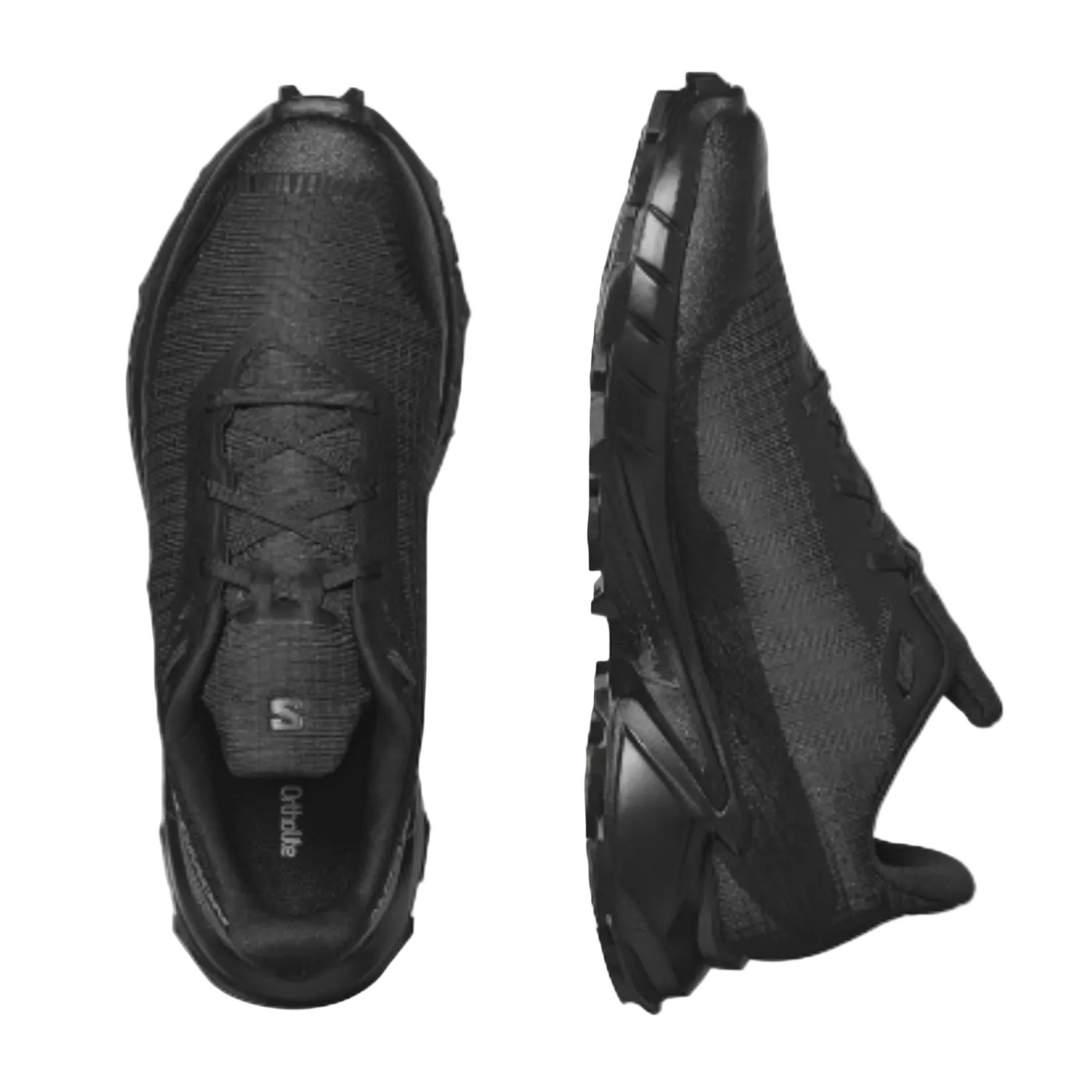 Salomon Men's Alphacross 5 Trail Running Shoes - Black/Black/Ebony - Ndoros