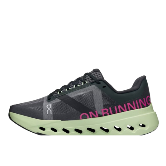 On Cloud Women's Cloudsurfer Running Shoes, Black / Lima - Ndoros