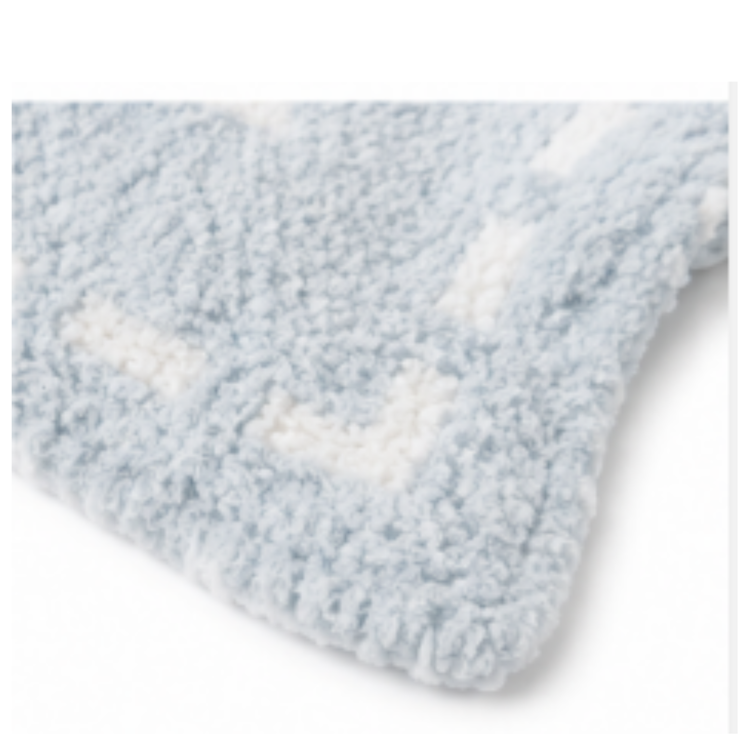 Barefoot Dreams CozyChic Dream Mini Blanket with Buddie (Aqua)