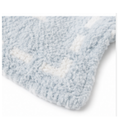 Barefoot Dreams CozyChic Dream Mini Blanket with Buddie (Aqua)