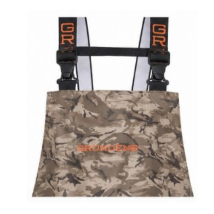 Grundens Men’s Neptune Bib Pants, Refraction Camo Stone