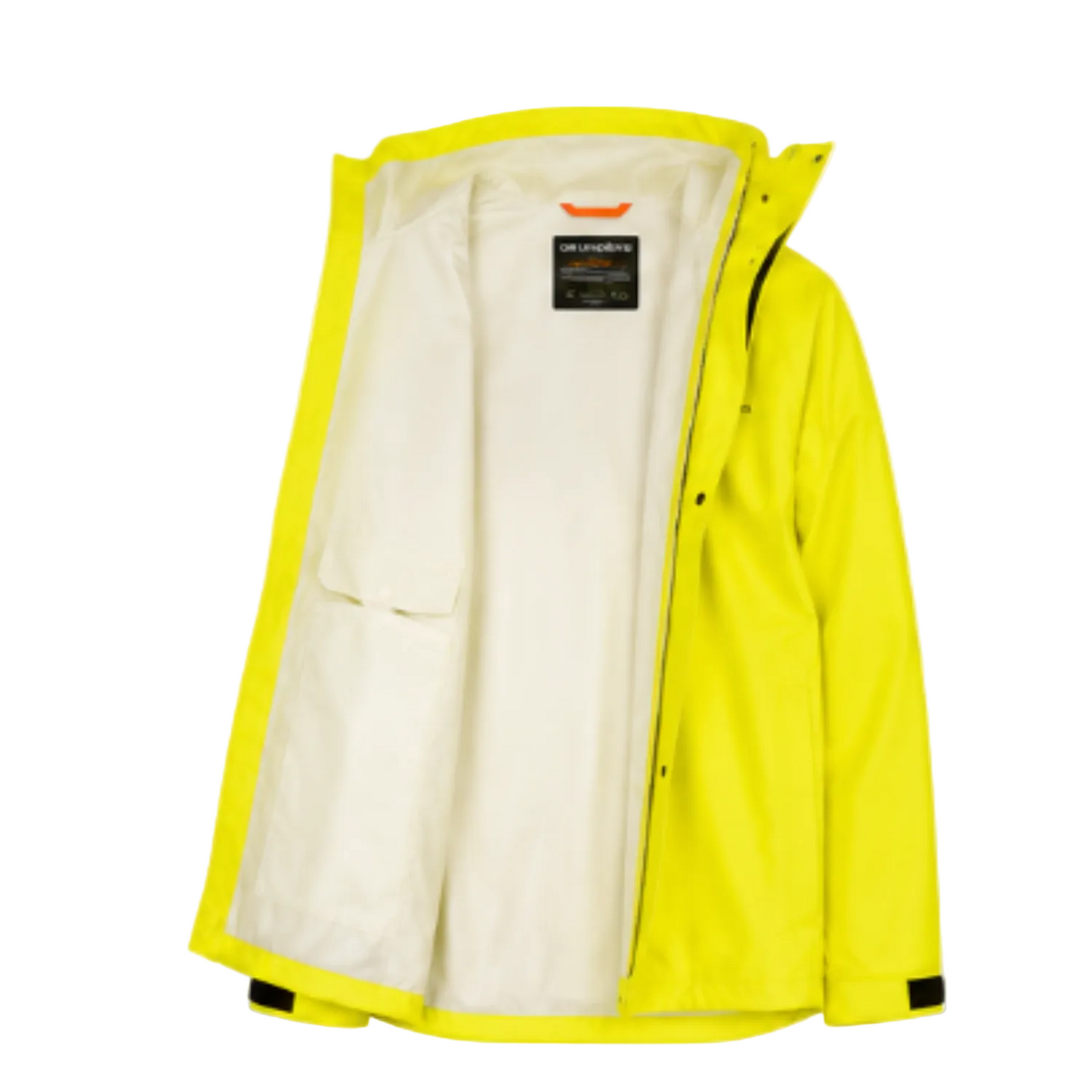 Grundens Men’s Neptune Jacket, Adjustable, Hi Vis Yellow