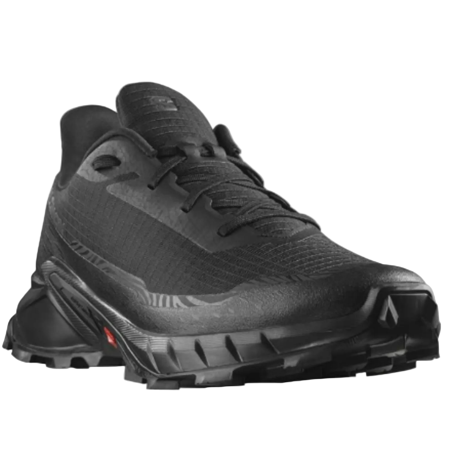 Salomon Men's Alphacross 5 Trail Running Shoes - Black/Black/Ebony - Ndoros