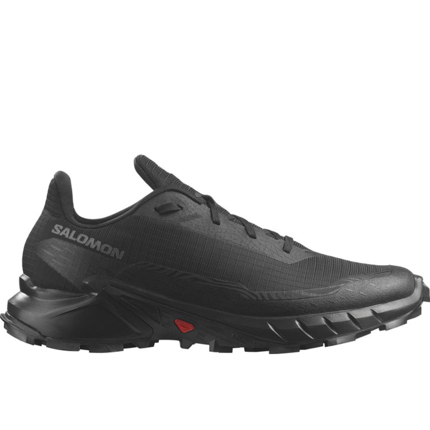 Salomon Men's Alphacross 5 Trail Running Shoes - Black/Black/Ebony - Ndoros