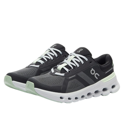 On Cloud Women's Cloudrunner 2 Running Shoes, Shadow / Lima - Ndoros
