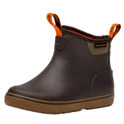 Grundens Men’s Deck-Boss Ankle Boot Waterproof, Waterproof,  Dark Brown