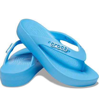 Crocs Women's Classic Flip Flops Platform Sandals