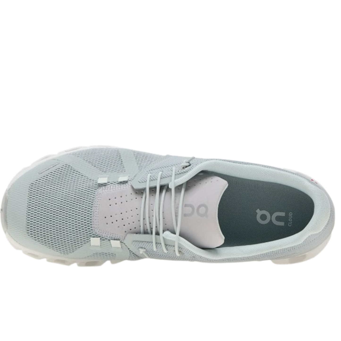 On Cloud Men's Cloud 5 Running Shoes, Glacier / Glacier