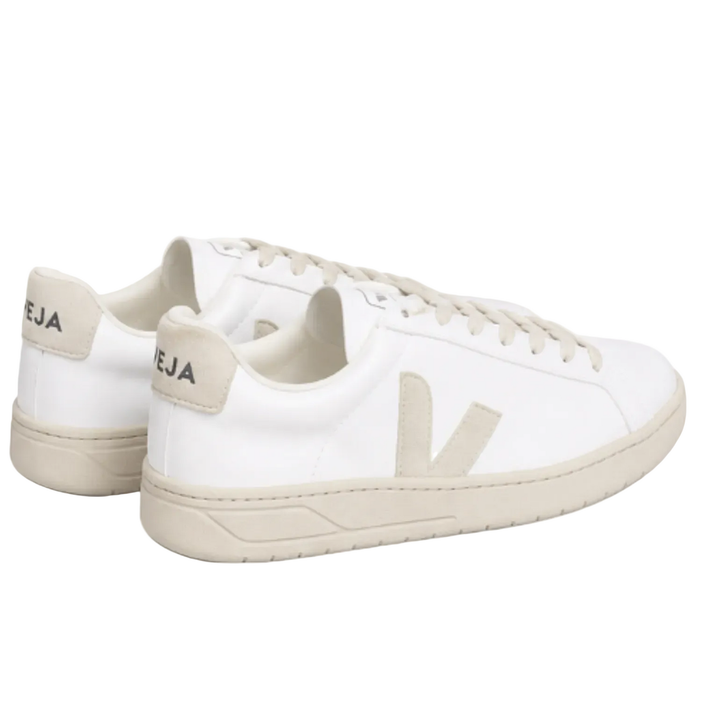 Veja Women's Urca Smooth faux leather Sneakers, White/Natural