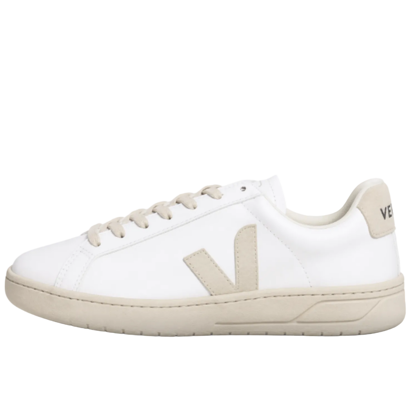Veja Women's Urca Smooth faux leather Sneakers, White/Natural