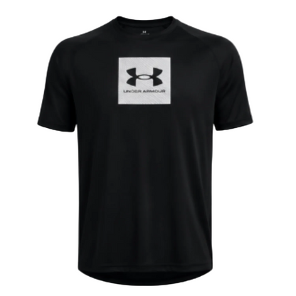 Under Armour Tech PRT Fill Ss Black / Halo Gray - Ndoros